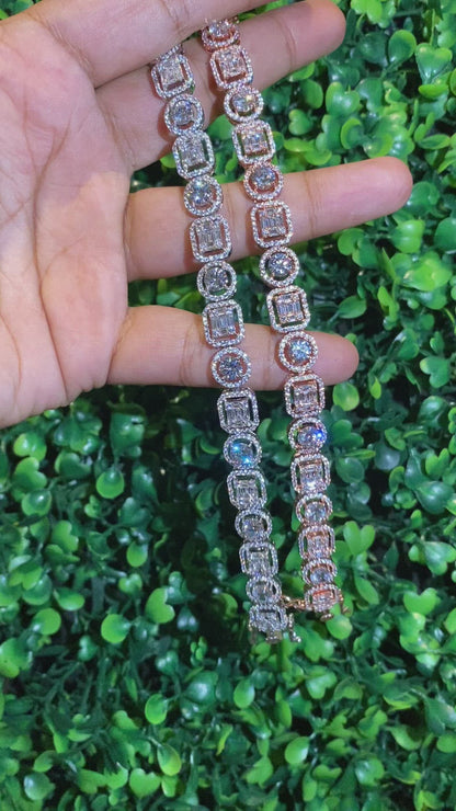cluster classic tennis bracelet