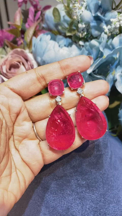 BEST SELLER TEAR DROP DOUBLET EARRING 💚