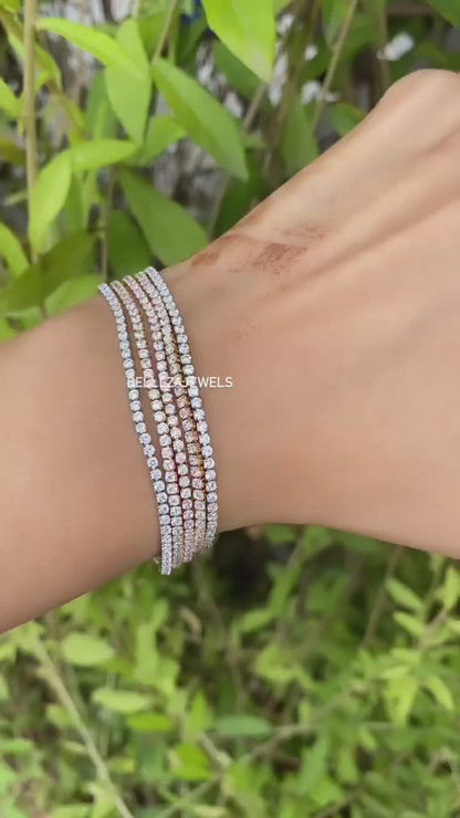 5 line tennis bracelet