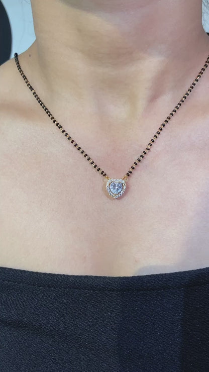 HEART HALO MANGALSUTRA