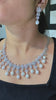 Pearl Droplets necklace set with Earrings