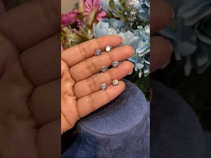 1 CT SOLITAIRE EARRINGS (SCREWBACK) ⭐ ✨