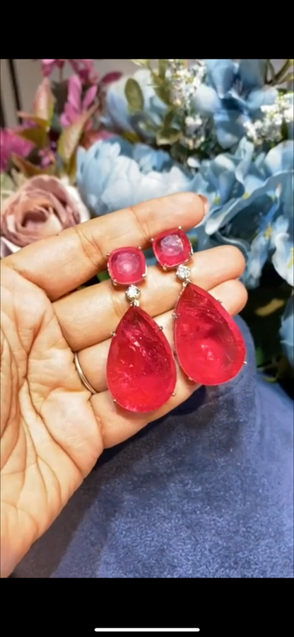 BEST SELLER TEAR DROP DOUBLET EARRING 💚