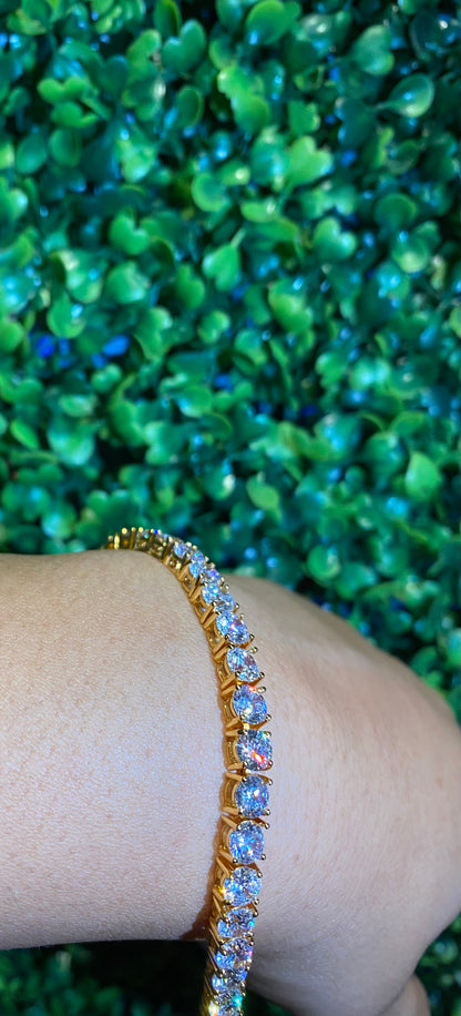 5mm large round (0.35) tennis bracelet ⭐ ADD TO CART AND GET FLAT 20% OFF 🔝
