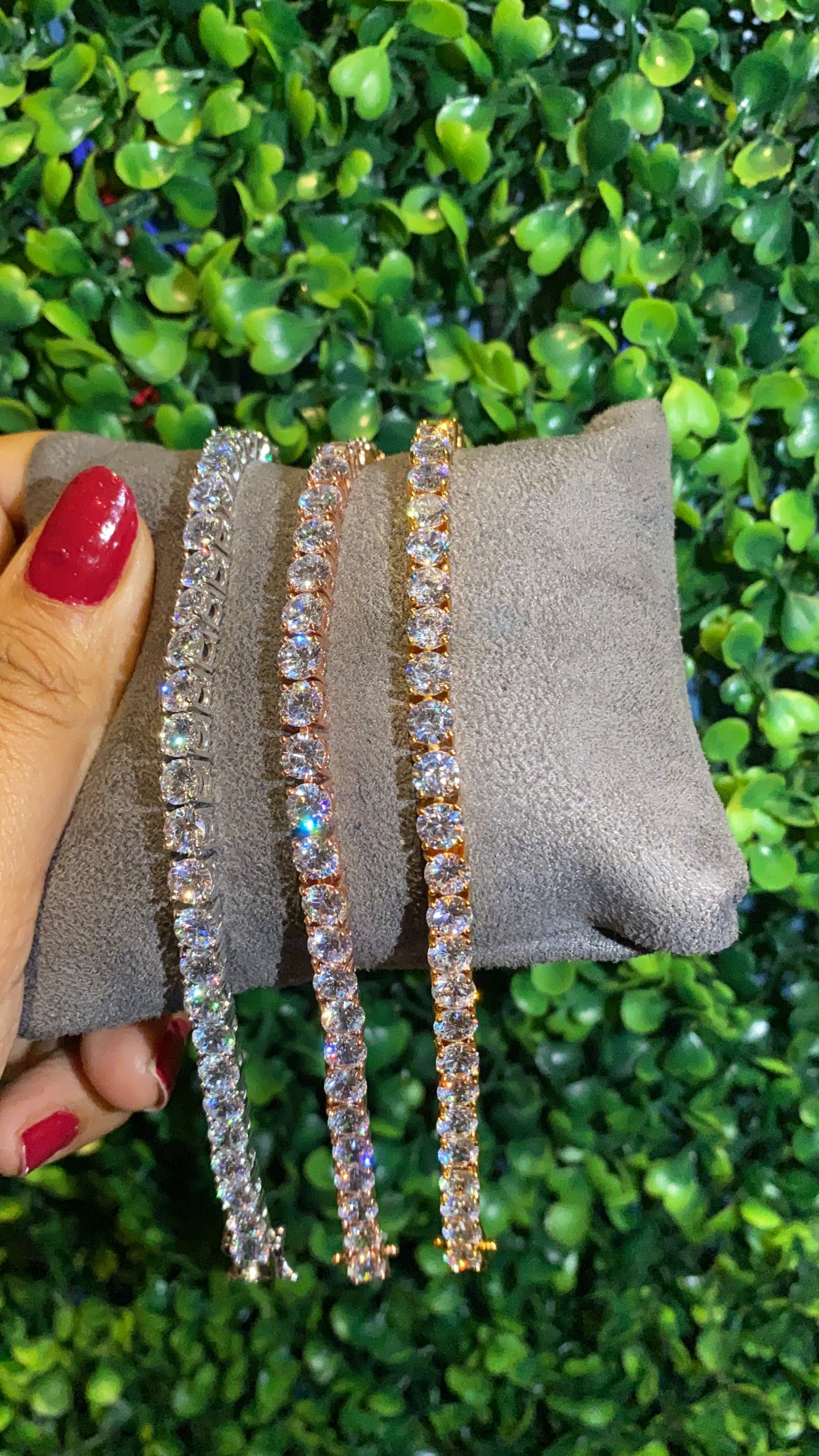5mm large round (0.35) tennis bracelet ⭐ ADD TO CART AND GET FLAT 20% OFF 🔝