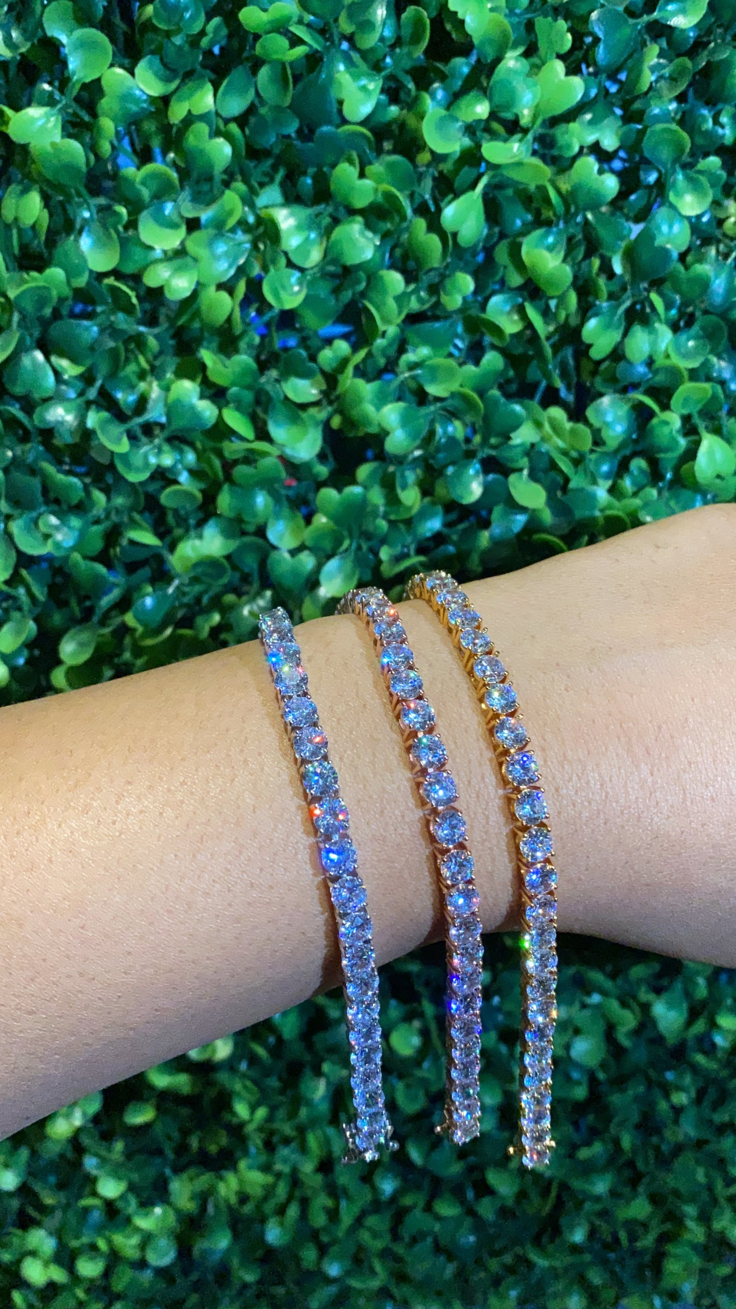 5mm large round (0.35) tennis bracelet ⭐ ADD TO CART AND GET FLAT 20% OFF 🔝