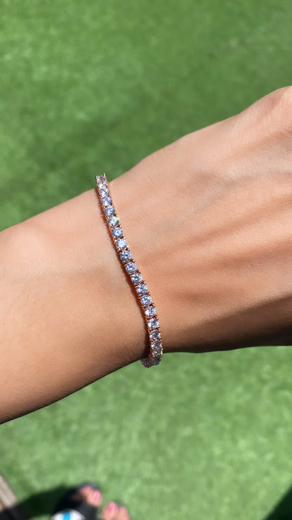 3mm small (0.10ct) round tennis bracelet ⭐ ADD TO CART AND GET FLAT 20% OFF 🔝