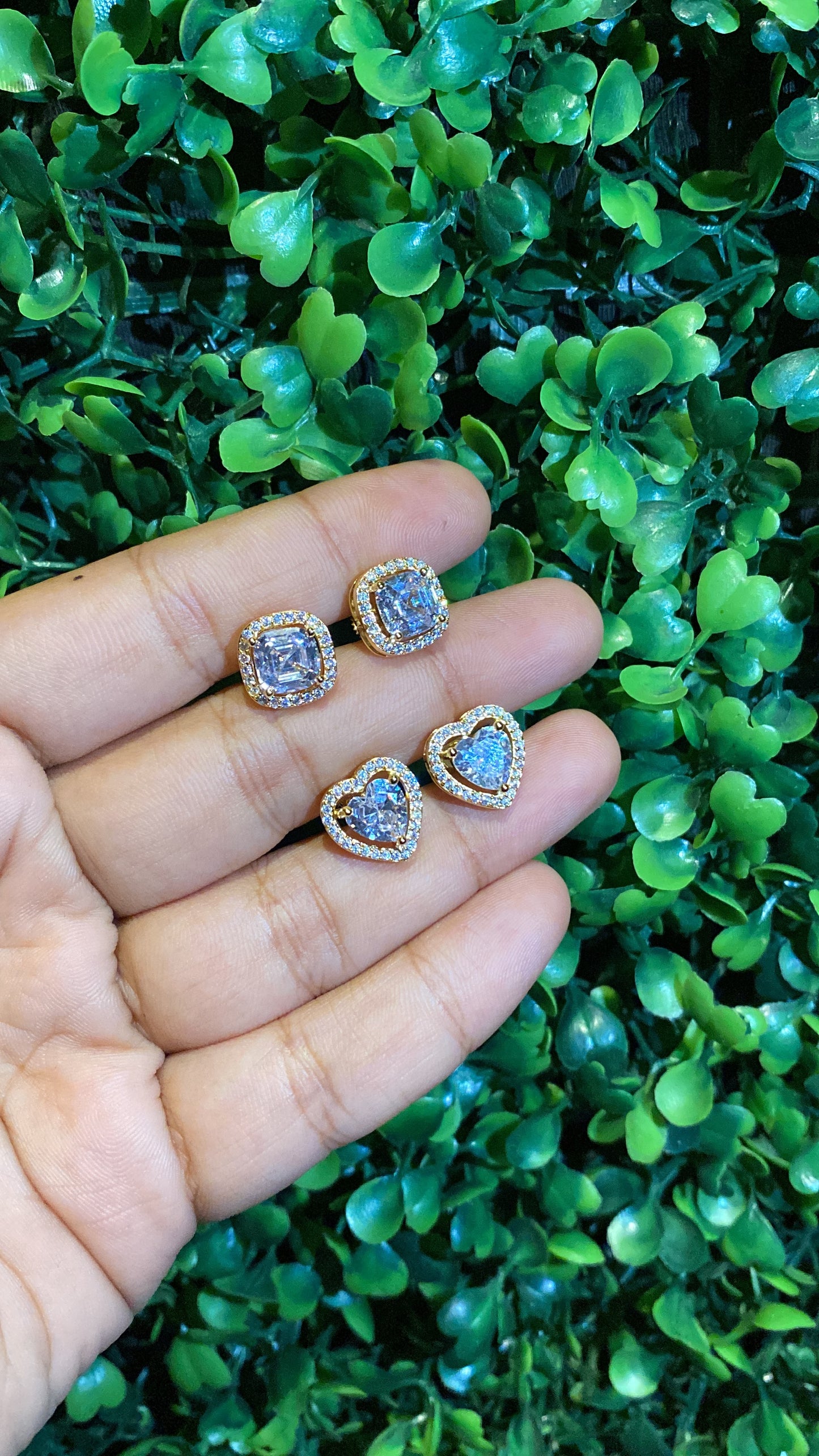 Cushion halo + Heart halo combo