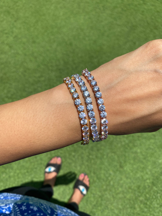 5mm large round (0.35) tennis bracelet ⭐ ADD TO CART AND GET FLAT 20% OFF 🔝