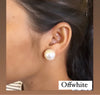 16MM pearl earrings