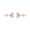 3 Ct screwback Solitaire Earrings (Get a FREE GIFT)