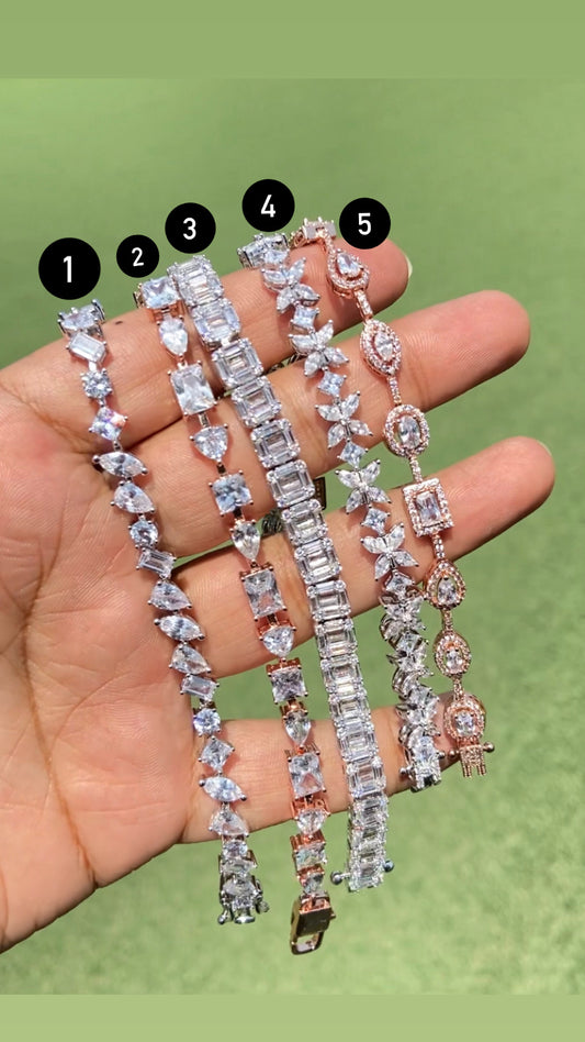 Designer limited edition tennis bracelet