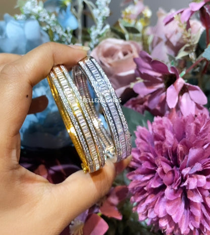 Openable Baguette bangle - Single Piece