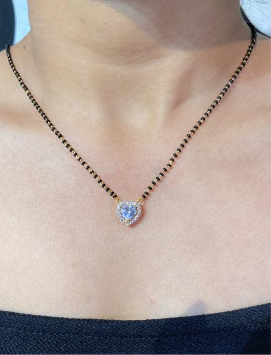 HEART HALO MANGALSUTRA