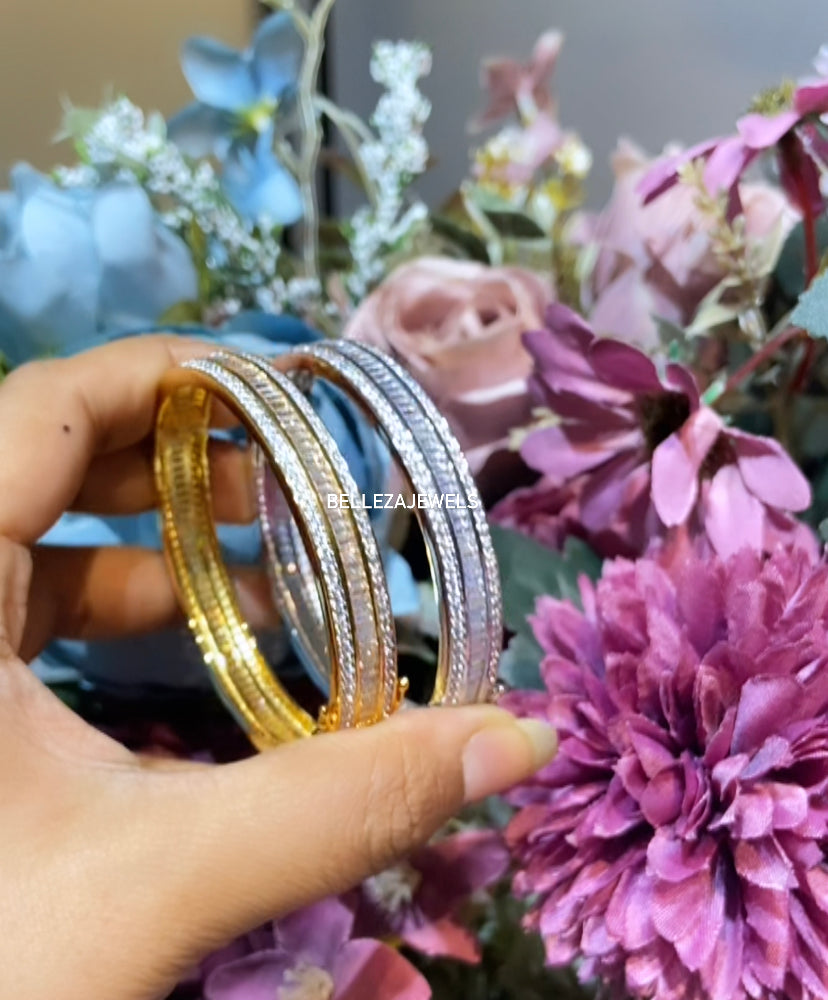 Openable Baguette bangle - Single Piece