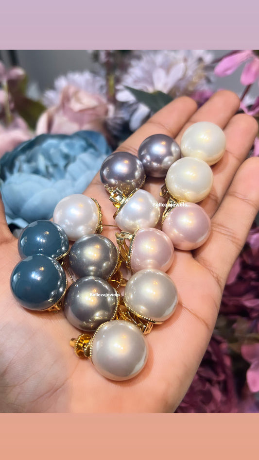 20mm pearls with clip